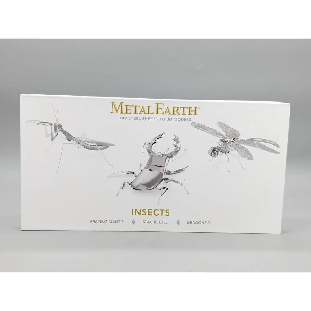 Metal Earth Insects Metal Sheets DIY 3D Models Praying Mantis & Dragonfly Only